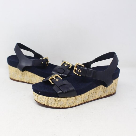 Louis Vuitton  #SHP3TX Espadrille Wedges Size 37 - Picture 1 of 9